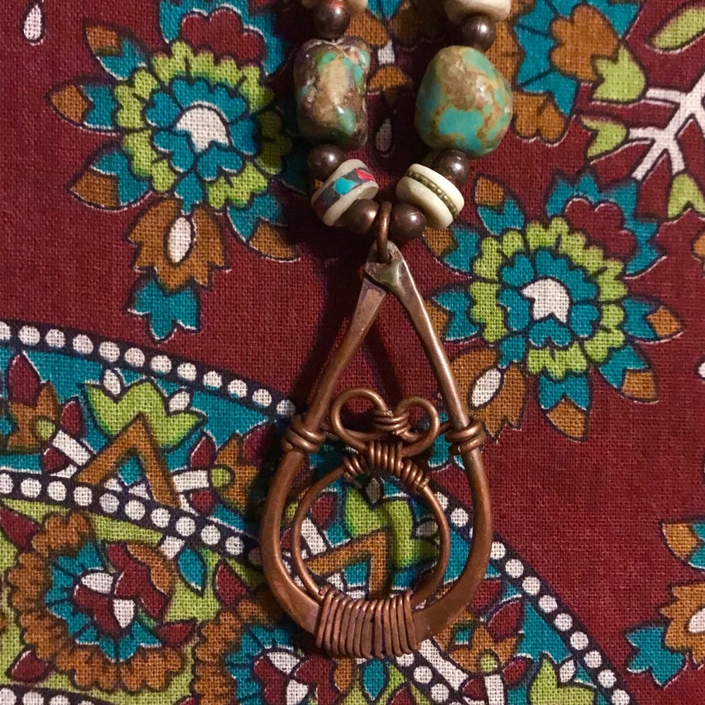 Locally Handmade copper pendent